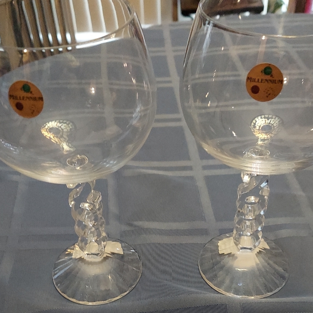 Millennium Crystal Wine Glasses Set